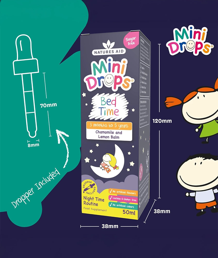 Natures Aid Mini Drops Bed Time 50m – Image 2