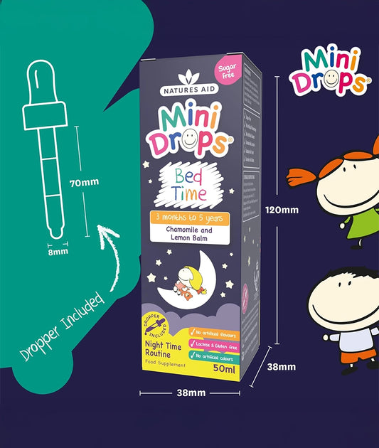 Natures Aid Mini Drops Bed Time 50m – Image 2