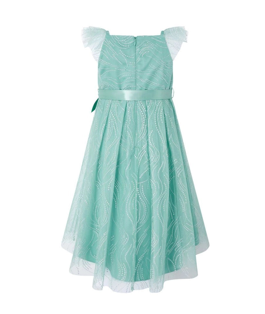 Araminta glitter dress teal – Image 2
