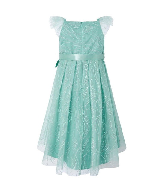 Araminta glitter dress teal – Image 2