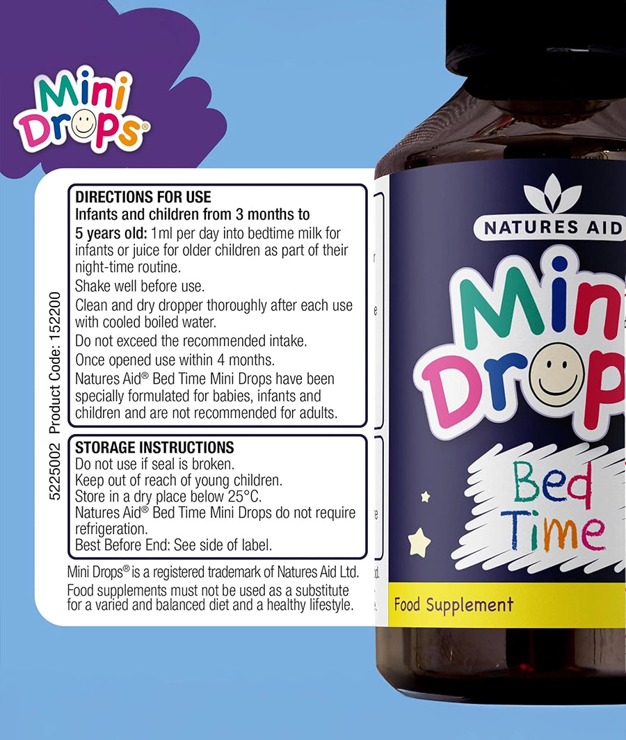 Natures Aid Mini Drops Bed Time 50m – Image 3