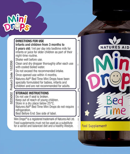 Natures Aid Mini Drops Bed Time 50m – Image 3