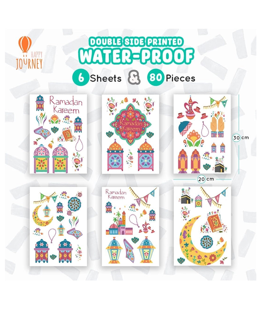 Happy Journey Gardens of Faith Eid Decoration 80 Pieces – Image 3