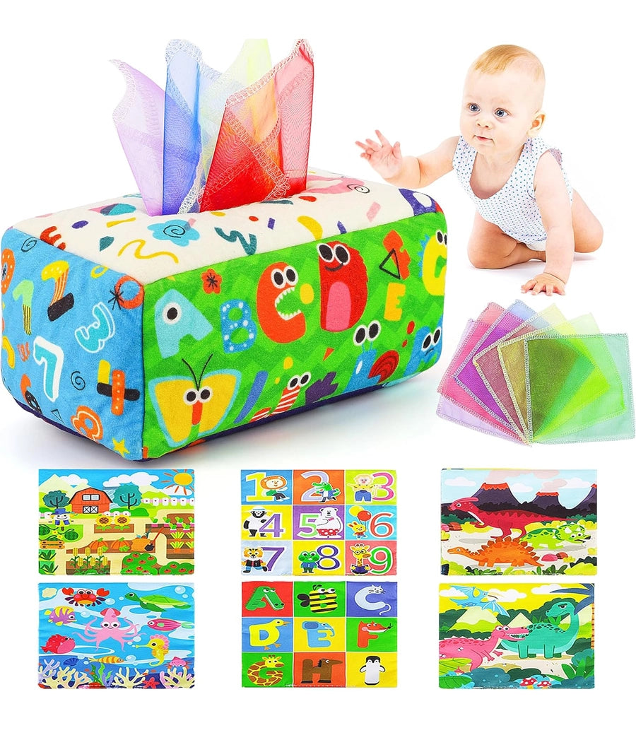 Baby Tissue Box Toy 6 to12 Months
