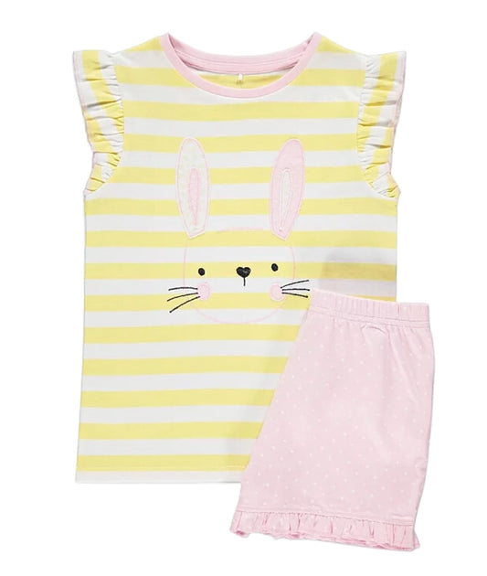 Lemon Bunny Stripe Polka Dot Pyjamas