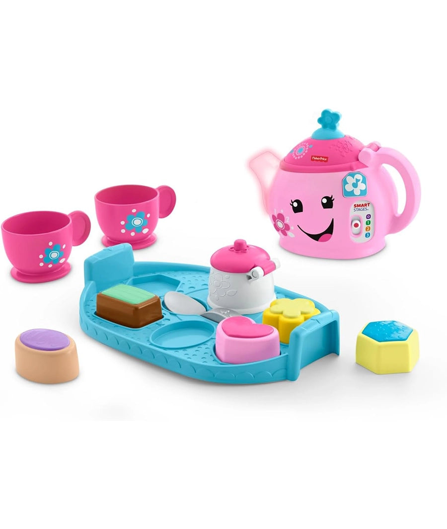 Fisher-Price Laugh &amp; Learn Sweet Manners Tea Set for 18 Month Old Girls and Boys