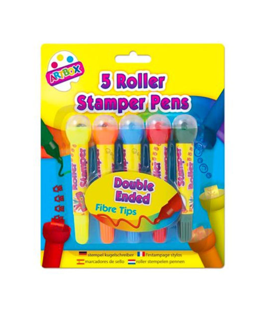 Roller Stamper Pens x 5