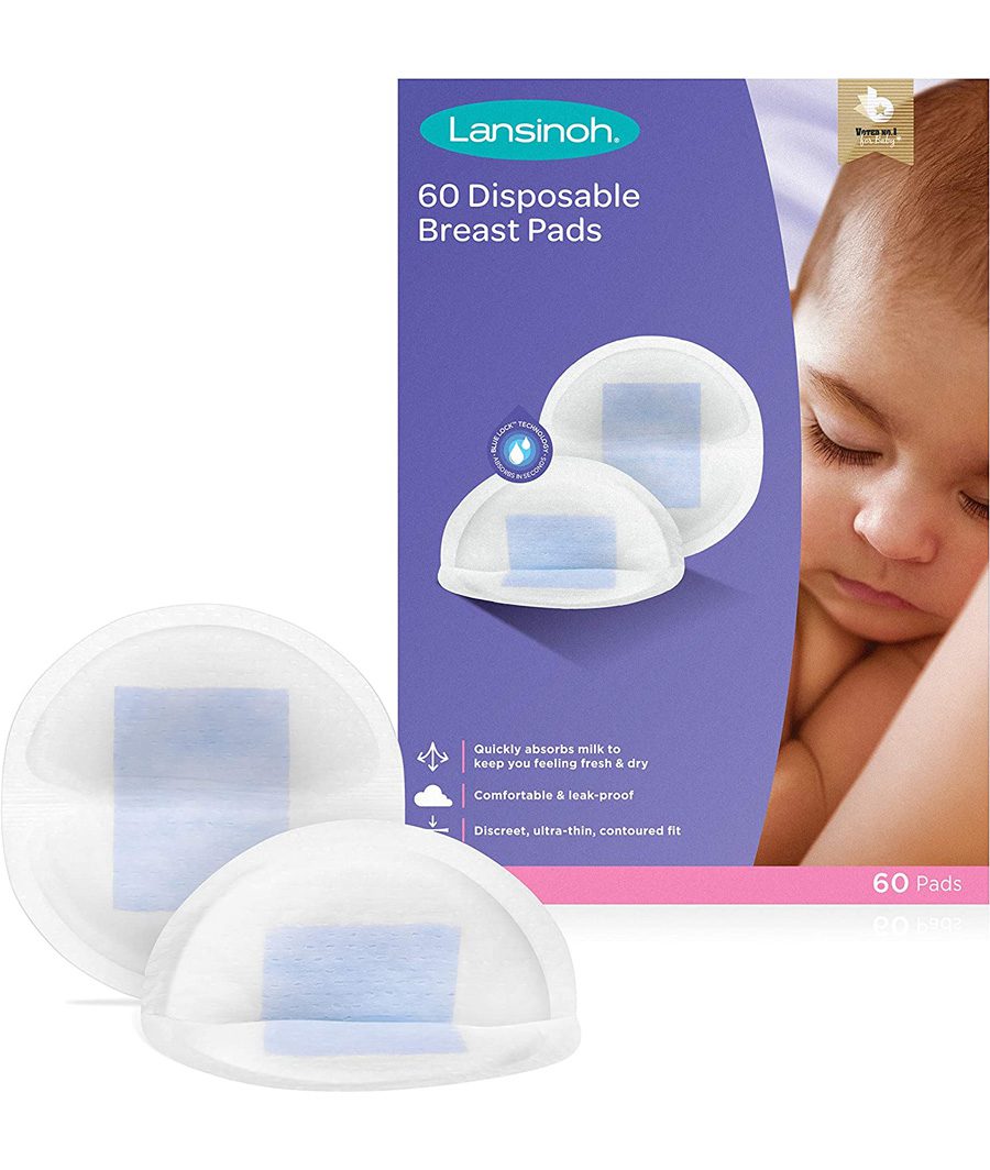 Lansinoh Disposable Breast Pads, Pack of 60