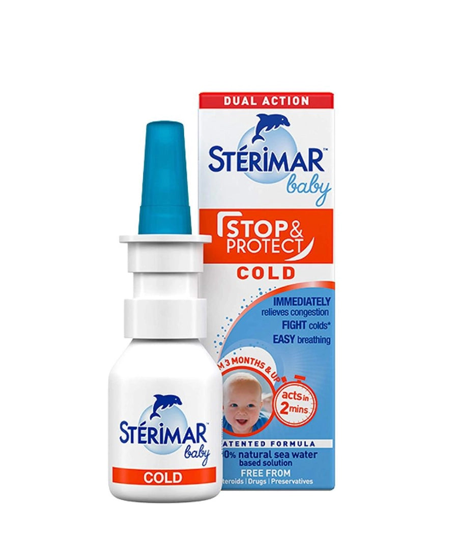 Sterimar Baby Stop & Protect Cold Relief - 100% Natural Sea Water based Nasal Spray