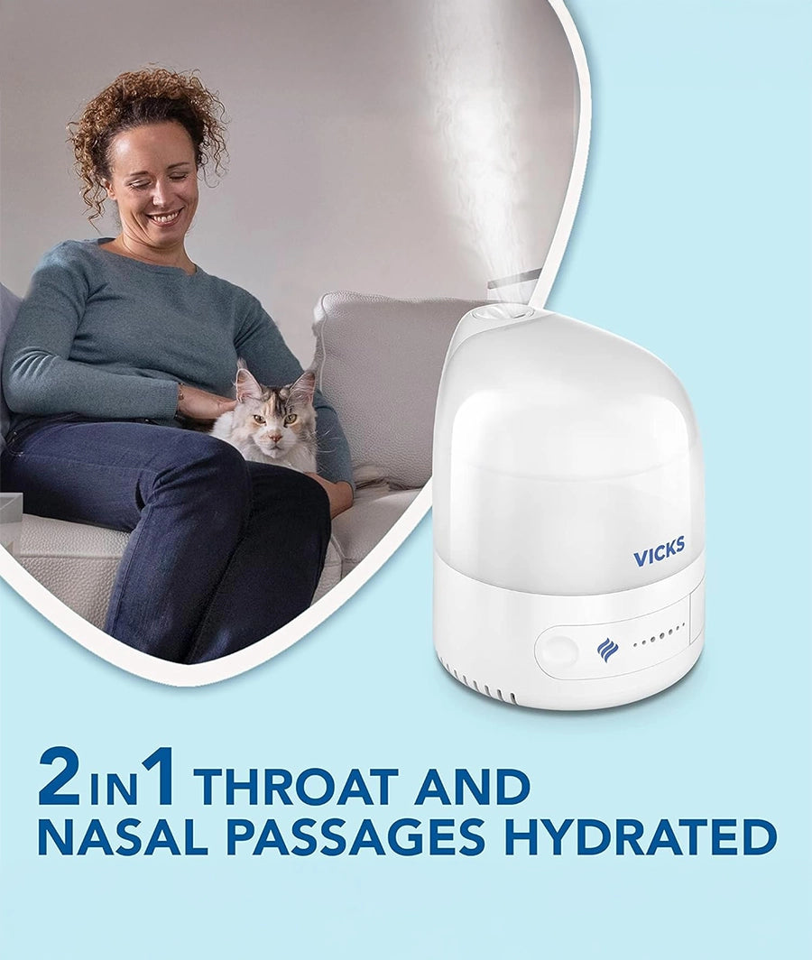Vicks Personal Humidifier VUL510 Ultrasonic CoolMist – Image 2