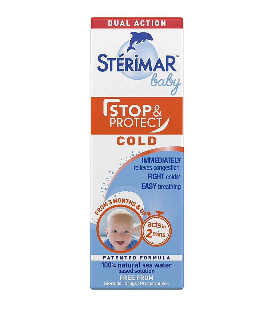 Sterimar Baby Stop & Protect Cold Relief - 100% Natural Sea Water based Nasal Spray – Image 3