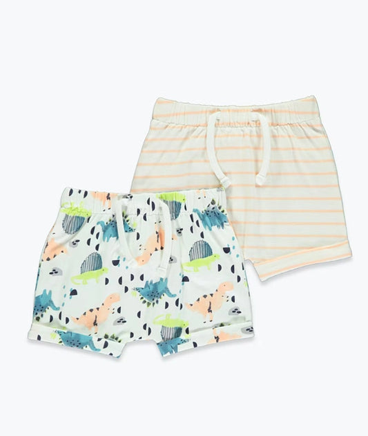 2 Pack Dinosaur Shorts