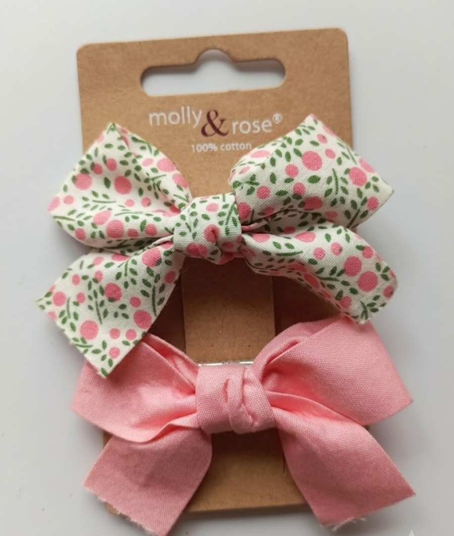 2 pack cott on hair bow