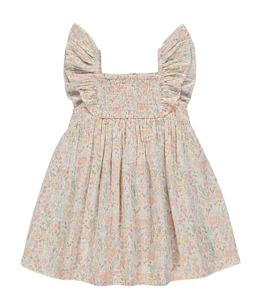 Pink Ditsy Floral Woven Dress
