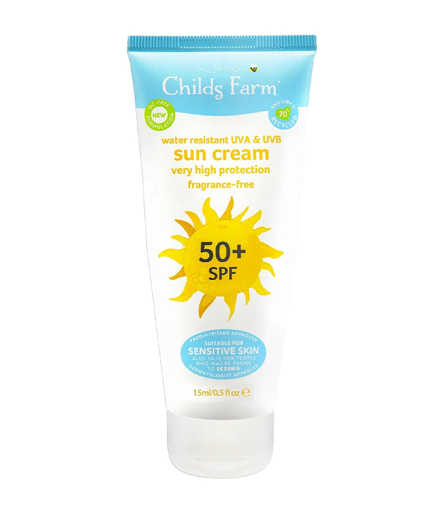 Childs Farm Water Resistant 50+ SPF Sunscreen 15 ml