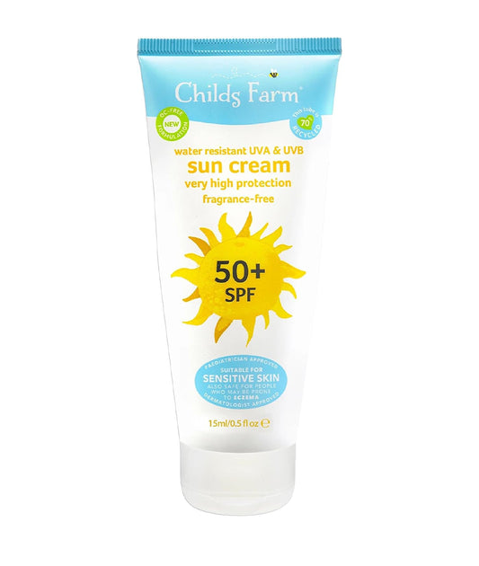 Childs Farm Water Resistant 50+ SPF Sunscreen 15 ml