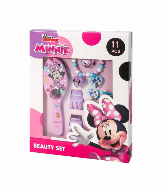 Minnie Mouse Hair & Jewellery Beauty Set for Girls – 11-Piece