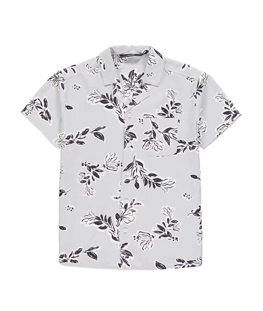 Grey Floral Shirt