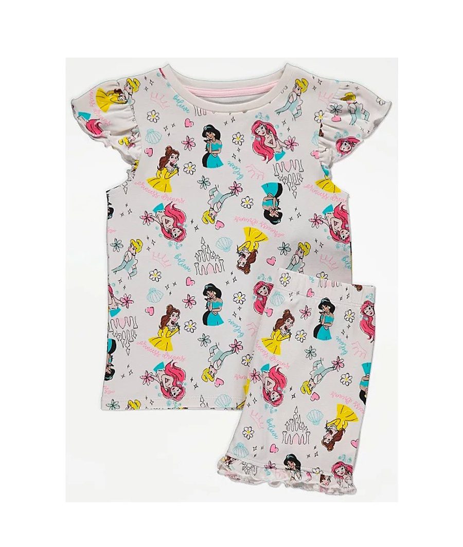 Disney Princess Character Print Pyjamas