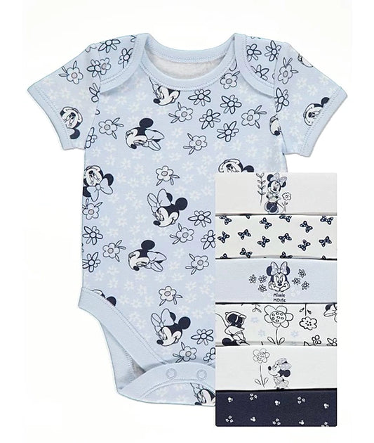 Disney Minnie Mouse Bodysuits 7 Pack