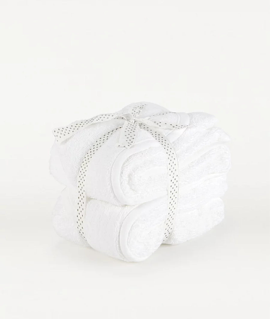 White Hooded Towels - 2 Pack