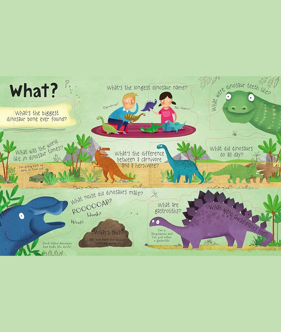 Lift-the-flap Questions and Answers about Dinosaurs – Image 3