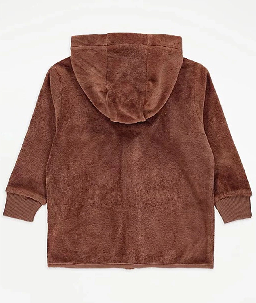 Brown Velour Dinosaur Spike Tracksuit – Image 3