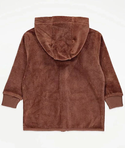 Brown Velour Dinosaur Spike Tracksuit – Image 3