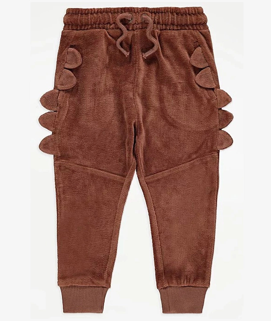 Brown Velour Dinosaur Spike Tracksuit – Image 4