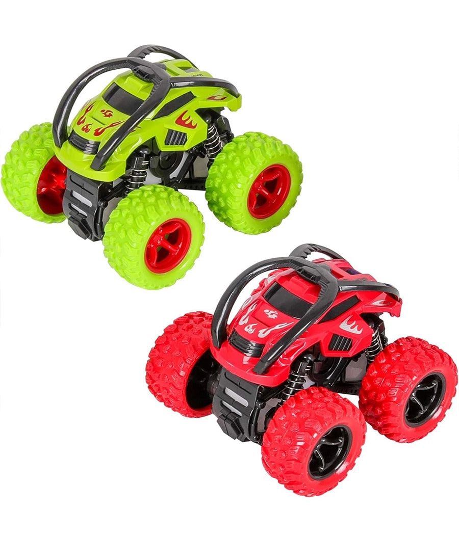 Monster Trucks, Pull Back Car Toys 360° Rotation(per piece) 2 year +