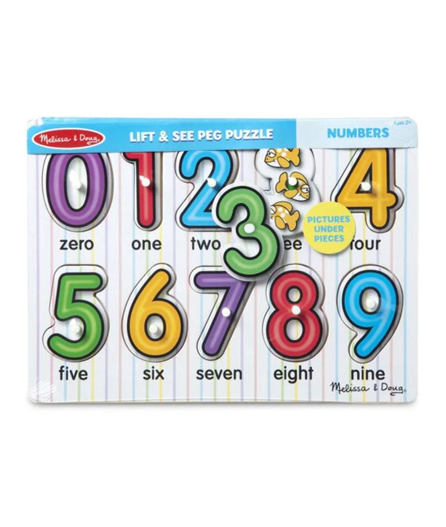 Melissa &amp; Doug See-Inside Numbers Peg