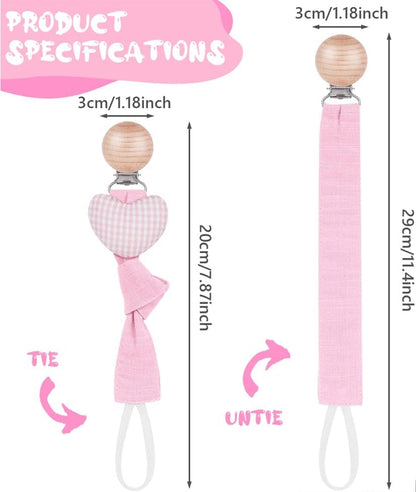 3 Pcs Baby Dummy Clips – Image 2