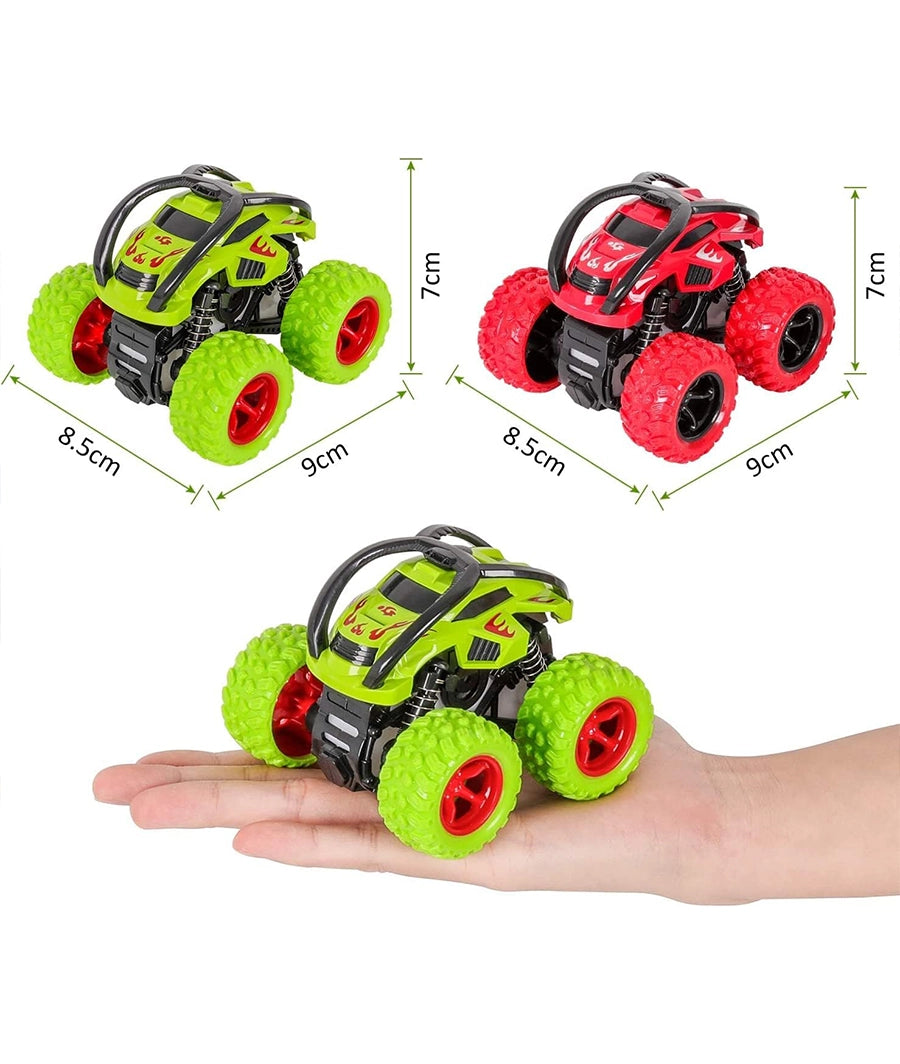 Monster Trucks, Pull Back Car Toys 360° Rotation(per piece) 2 year + – Image 4