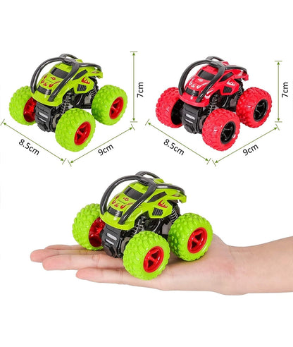Monster Trucks, Pull Back Car Toys 360° Rotation(per piece) 2 year + – Image 4