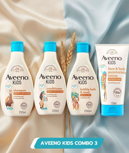 Aveeno Kids Complete Bath &amp; Care Combo 3 (4pcs)