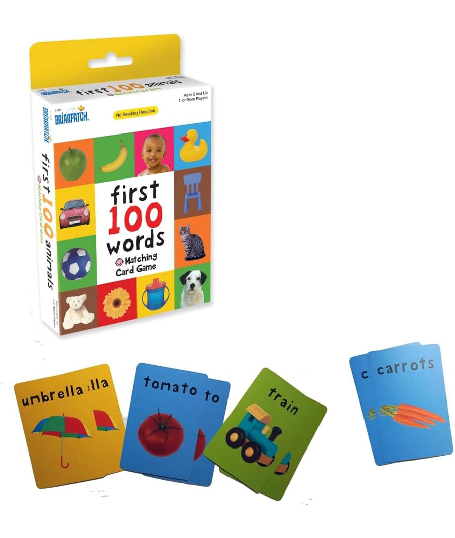 University Games First 100 Words Matching Card Game