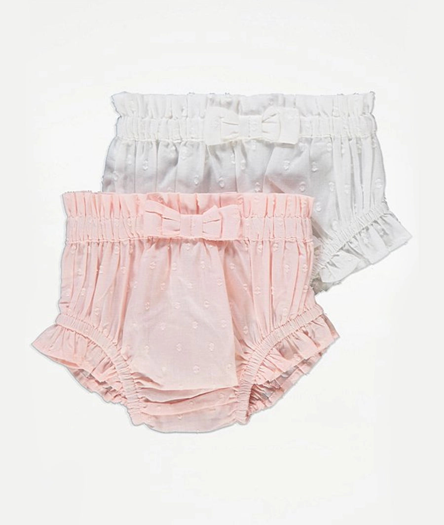 Woven Frill Bloomers 2 Pack