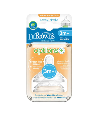 Dr Brown's Options+ Level 2 Teats