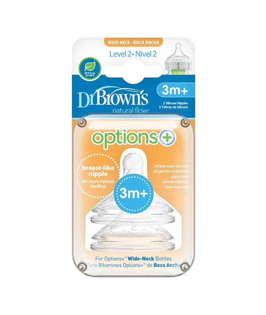 Dr Brown's Options+ Level 2 Teats