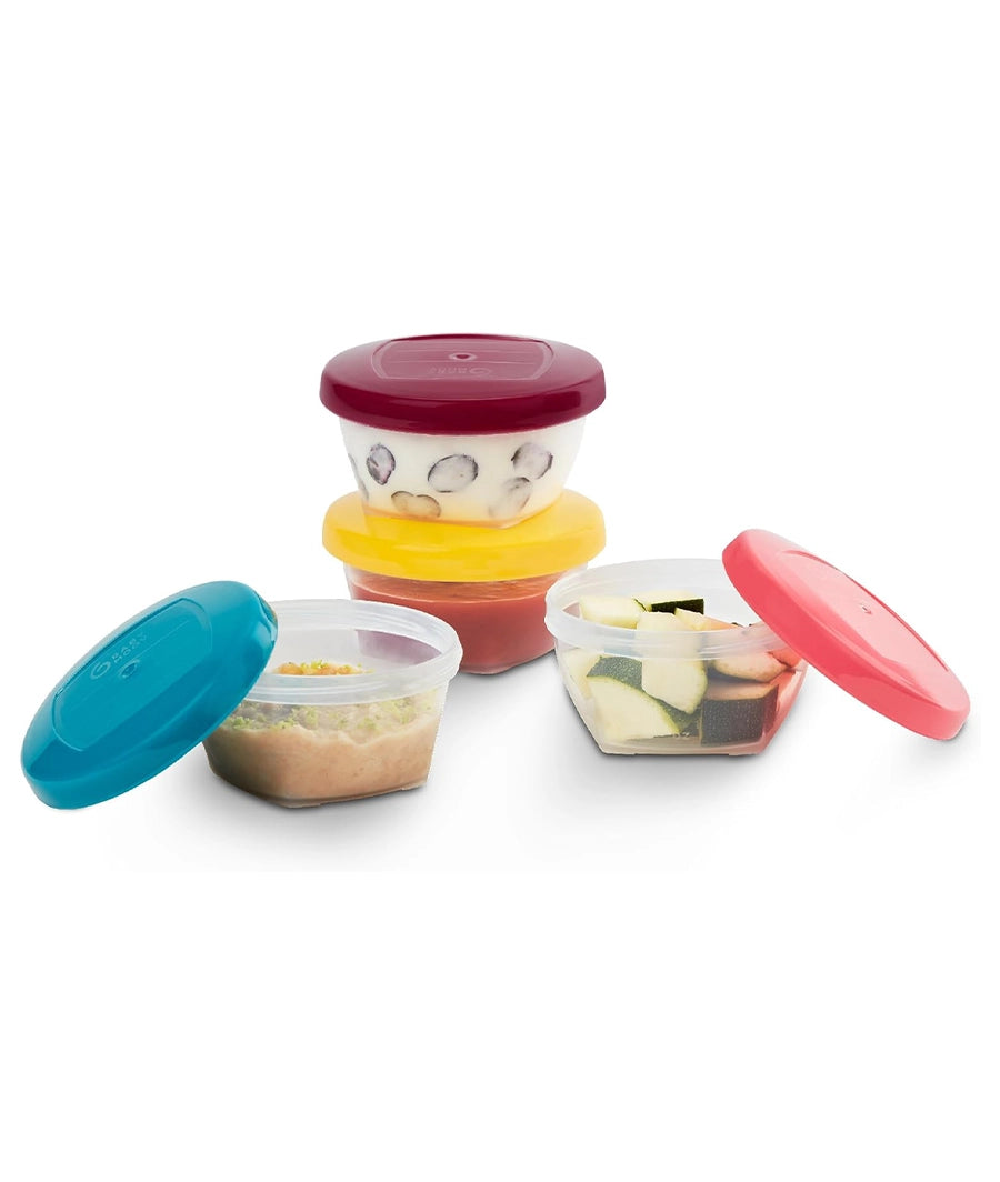baby food storage containers, weaning pots, 4x120ml