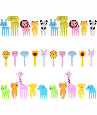 Food Picks for Kids, 20 Pieces Animal Bento Deco Set