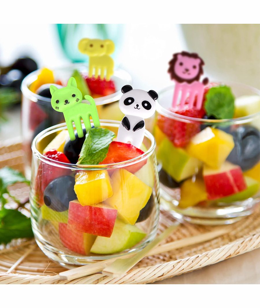 Food Picks for Kids, 20 Pieces Animal Bento Deco Set – Image 2