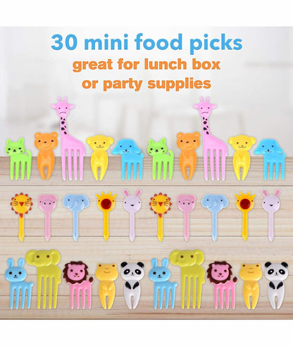 Food Picks for Kids, 20 Pieces Animal Bento Deco Set – Image 3