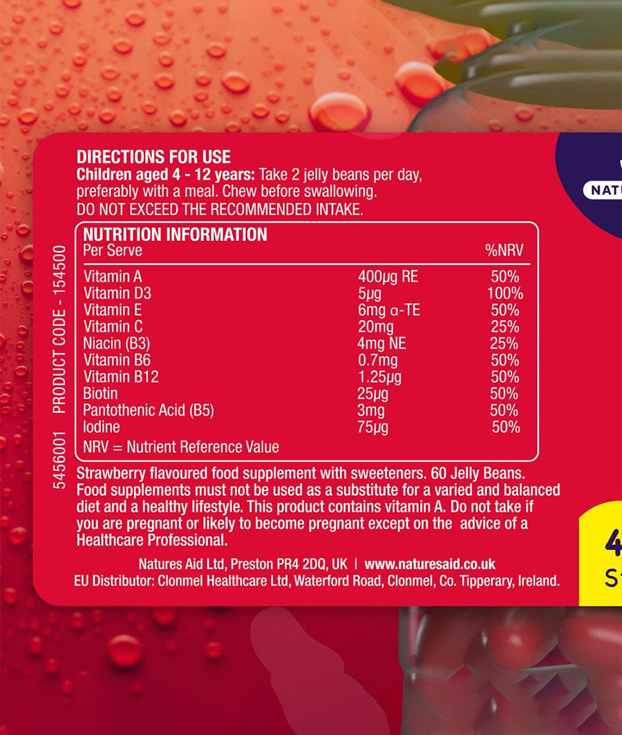 Natures Aid Mini Drops Jelly Beans Multivitamin – Image 3