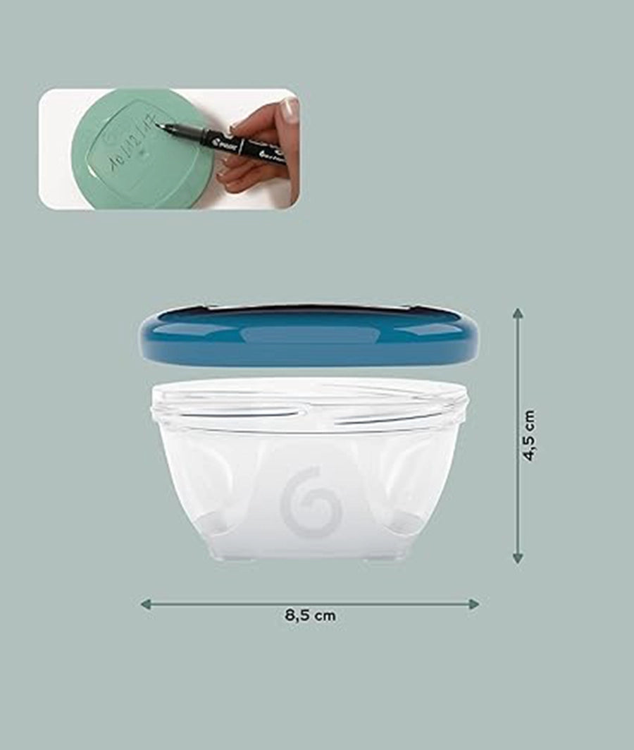 baby food storage containers, weaning pots, 4x120ml – Image 4