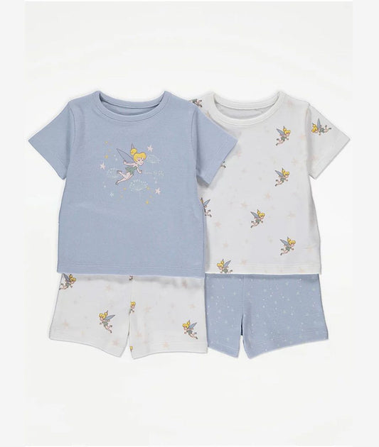 Disney Tinker Bell Star Short Pyjamas 2 Pack