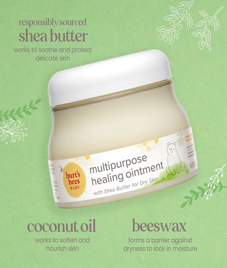 Burt's Bees Baby 100% Natural Multipurpose Ointment 7.5 Ounce /212.6 g – Image 3