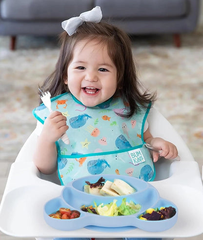 Silicone Suction Divided Weaning Plate – Image 4