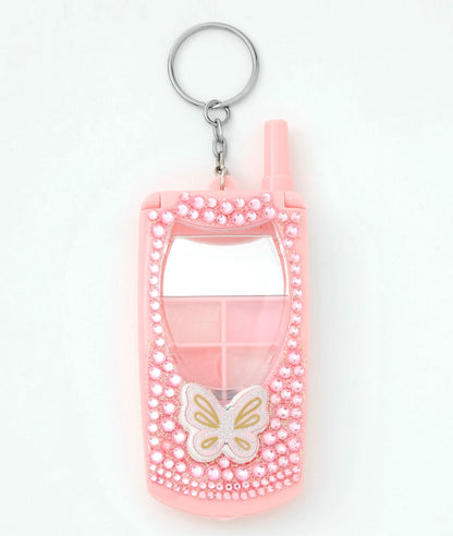 Pink Butterfly Flip Phone Bling Lip Gloss Set – Image 2
