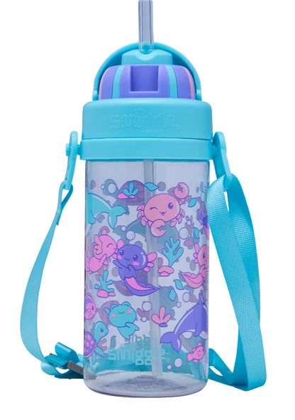 Little Journeys Teeny Tiny Plastic Drink Bottle With Strap 400ml
